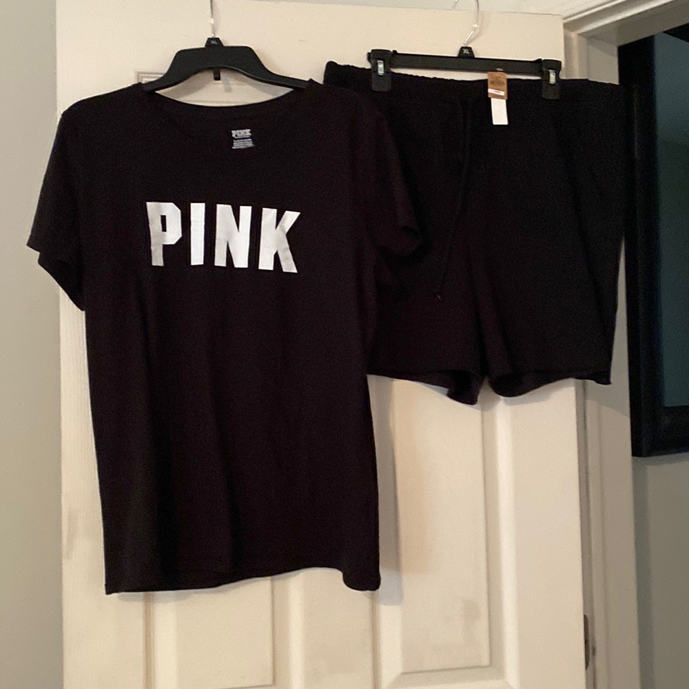 Pink short set size xl